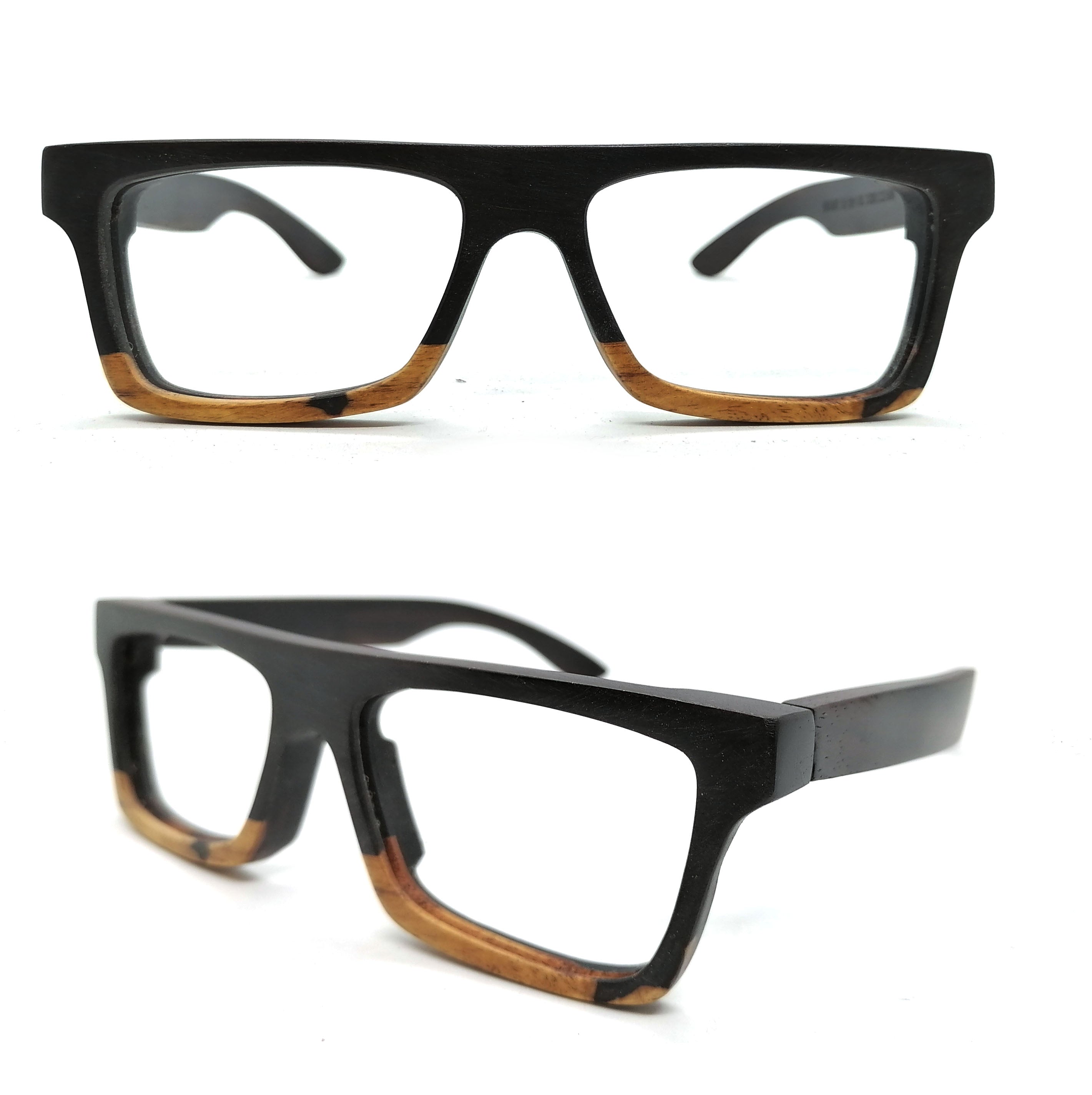 custom lenses wood frame glasses transition progressive reading glasses ...