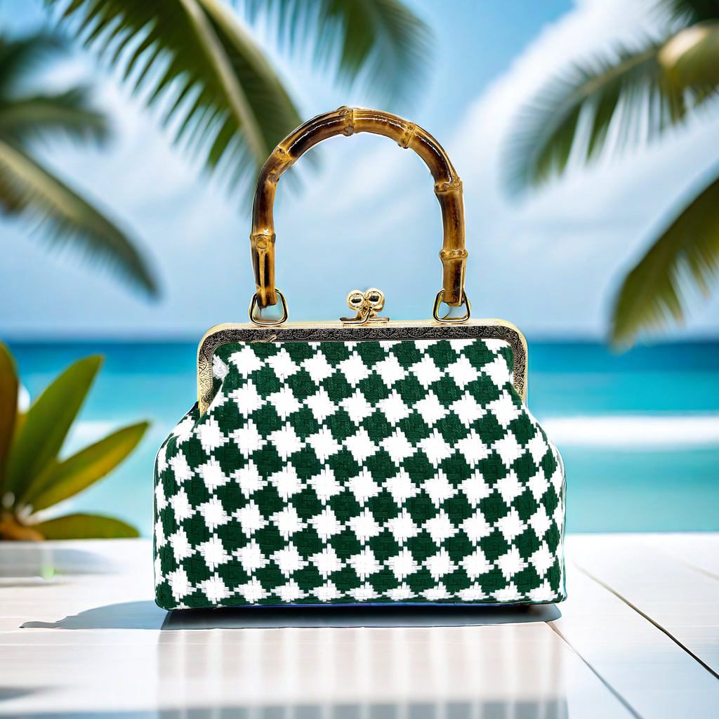 Gift redemption-women's houndtooth evening handbag