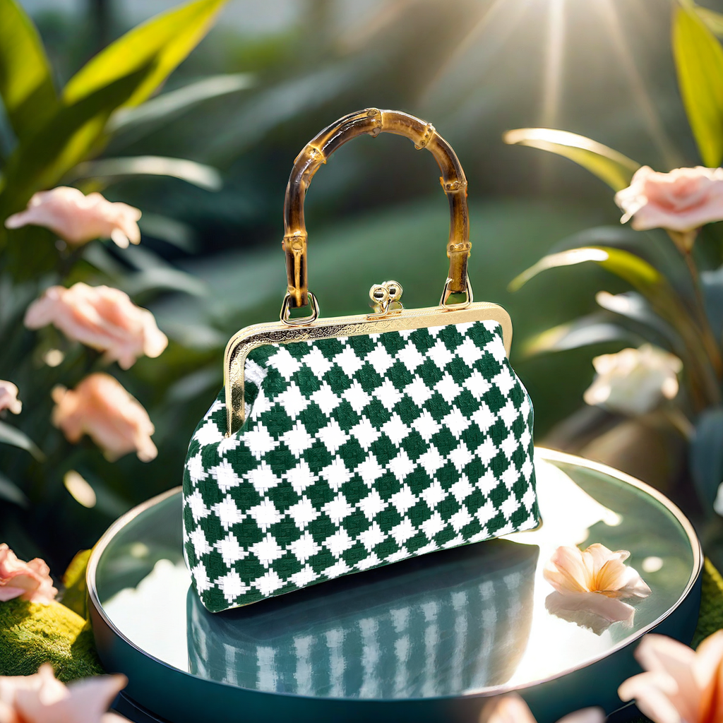 Gift redemption-women's houndtooth evening handbag