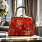 Gift redemption-women's silk evening handbag -blue