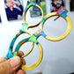custom multicolor wood & resin craft