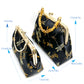 Gift redemption-women's silk evening handbag -blue dragonfly