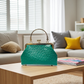 Gift redemption-cowhide ostrich print small crossbody bag handbag