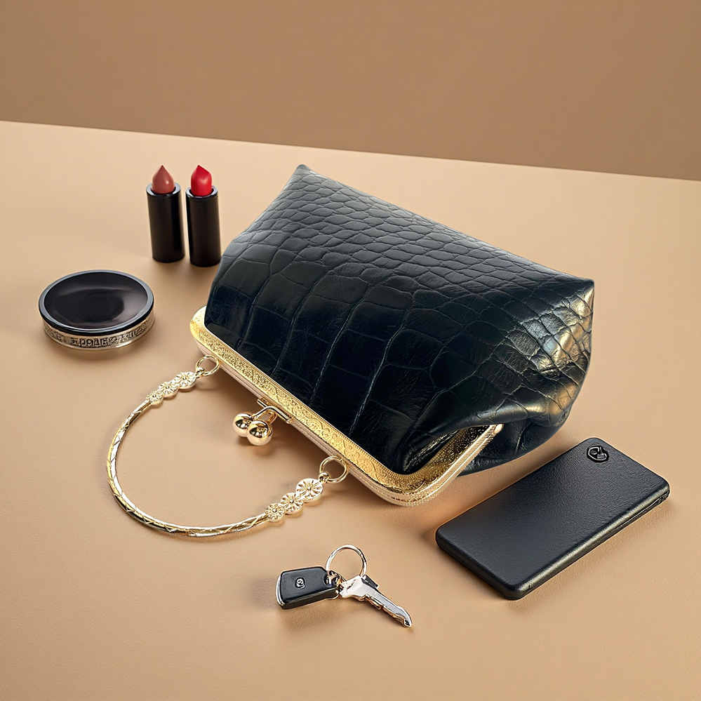 Gift redemption-cowhide crocodile print women's crossbody bag handbag