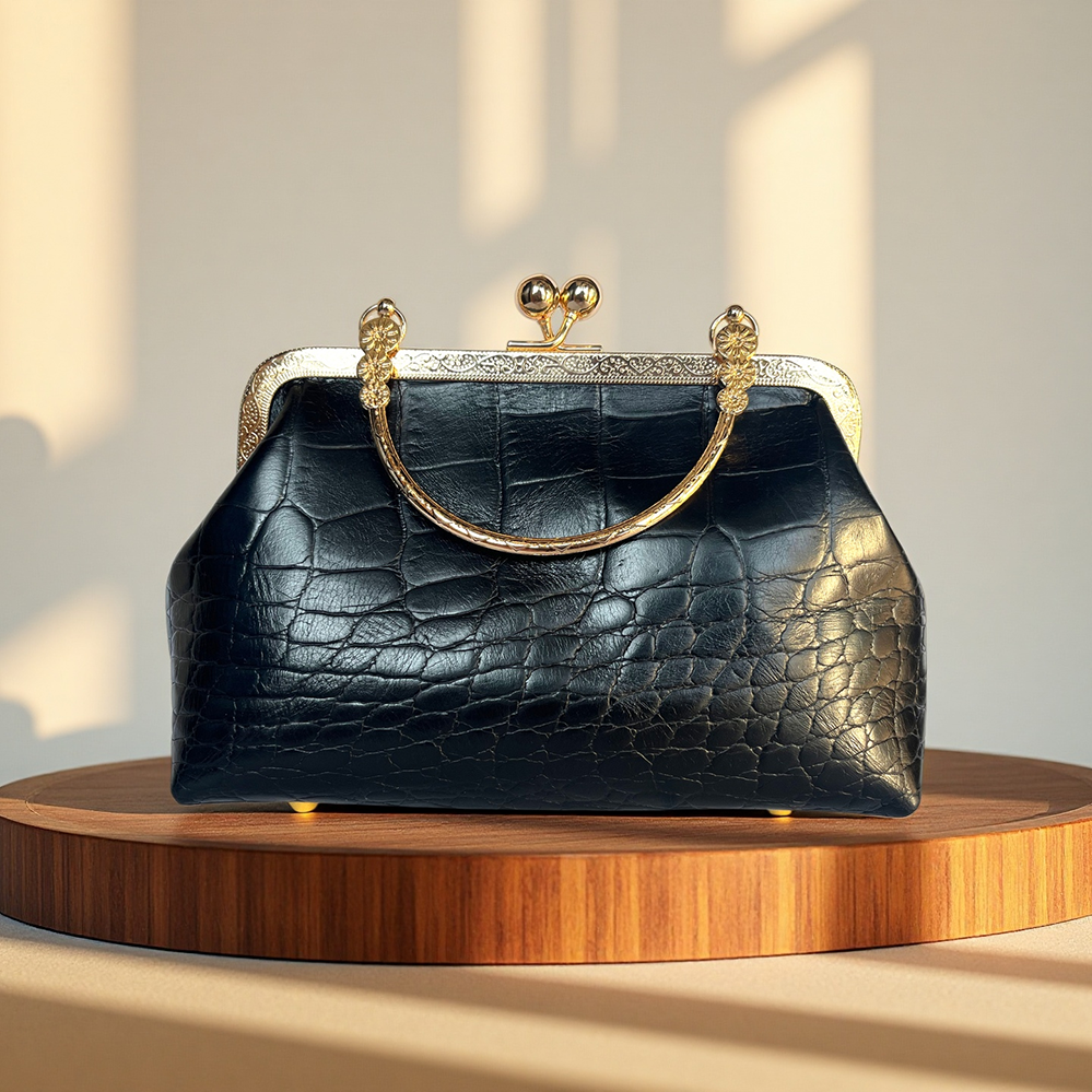 Gift redemption-cowhide crocodile print women's crossbody bag handbag
