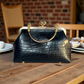 Gift redemption-cowhide crocodile print women's crossbody bag handbag