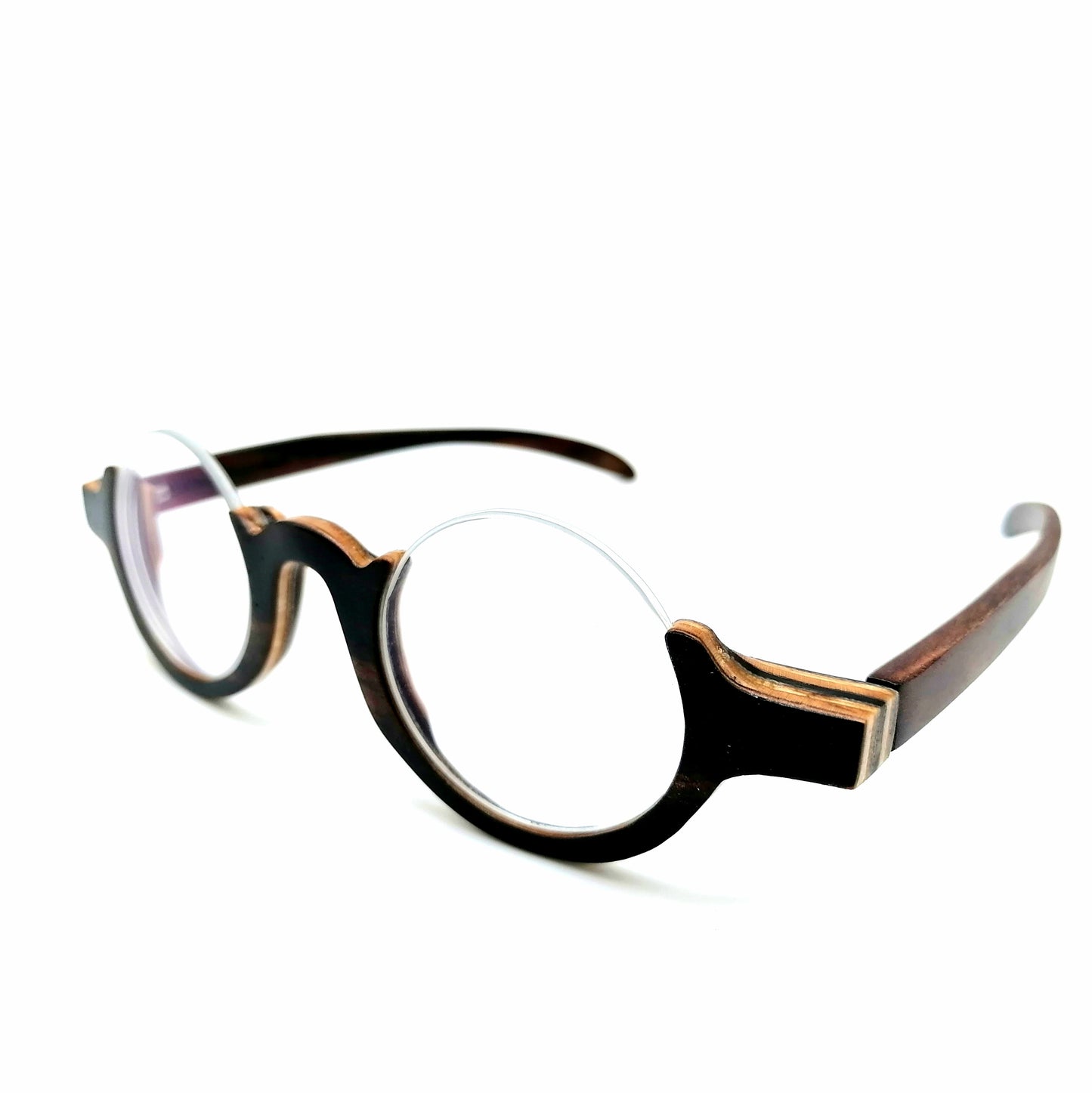 TAKEMOTO Rosewood DAVID semi-rimless (wholesale)