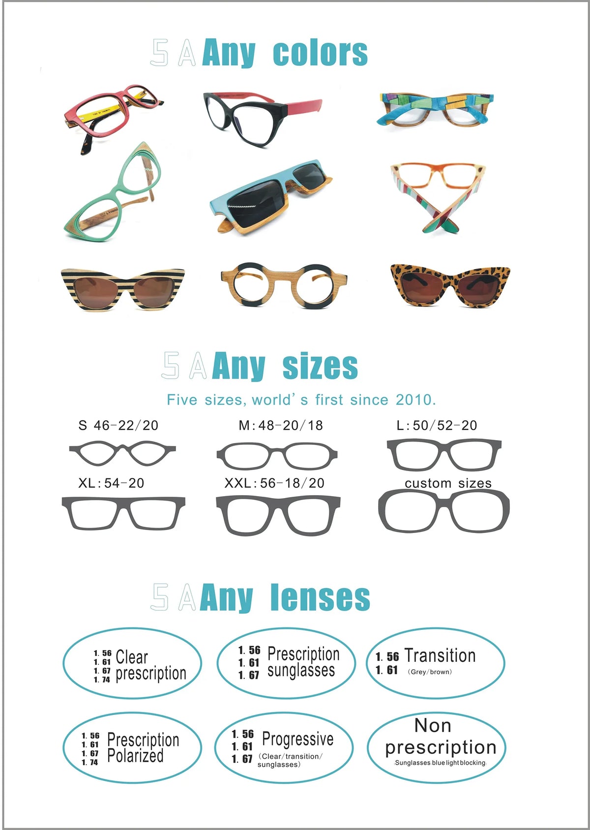 The "5A" Bespoke Masterpiece System: World’s Highest-Tier Luxury Bamboo & Wood Eyewear