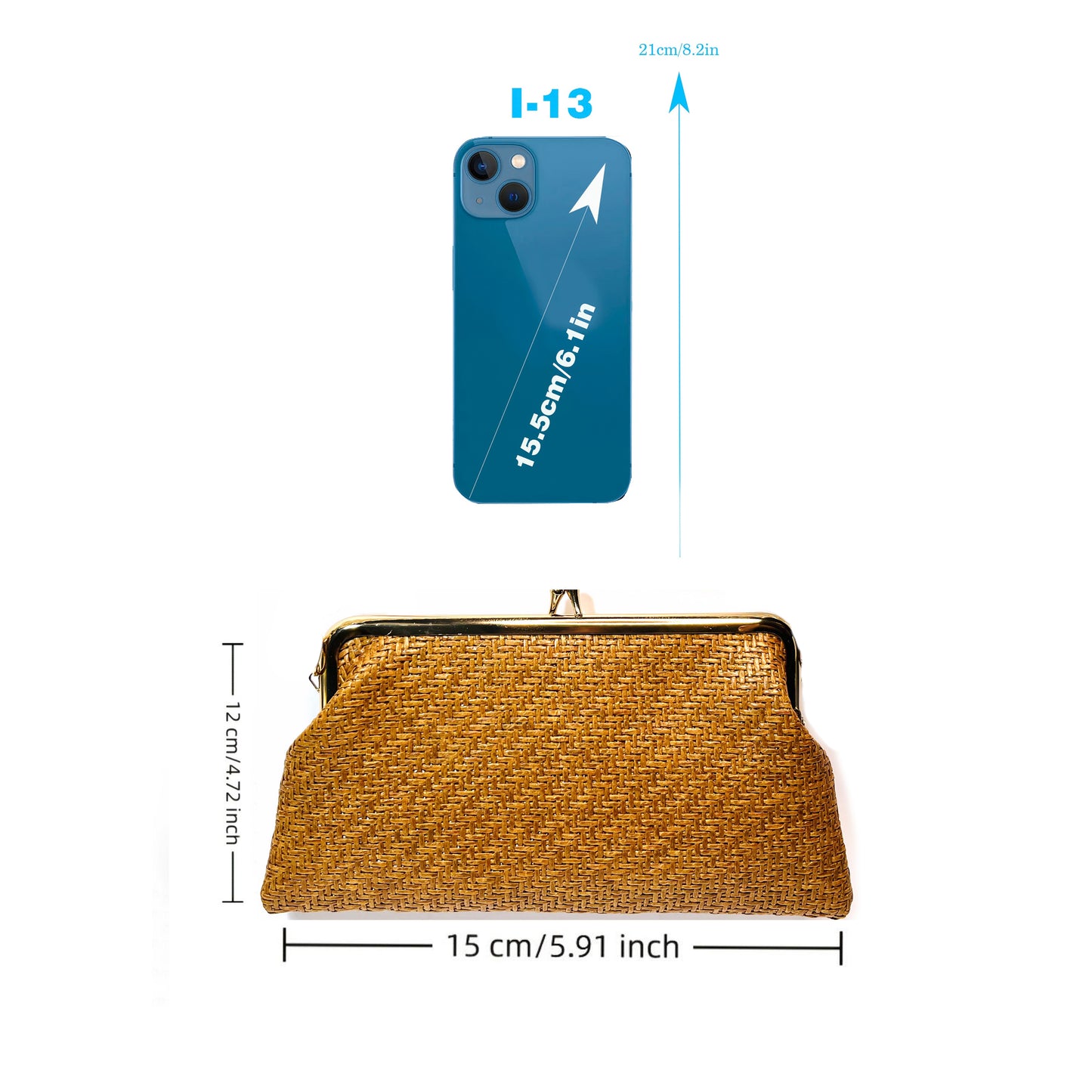 Gift redemption-women's Eco-Luxury Handmade Rattan purse (wholesale) (Copy)