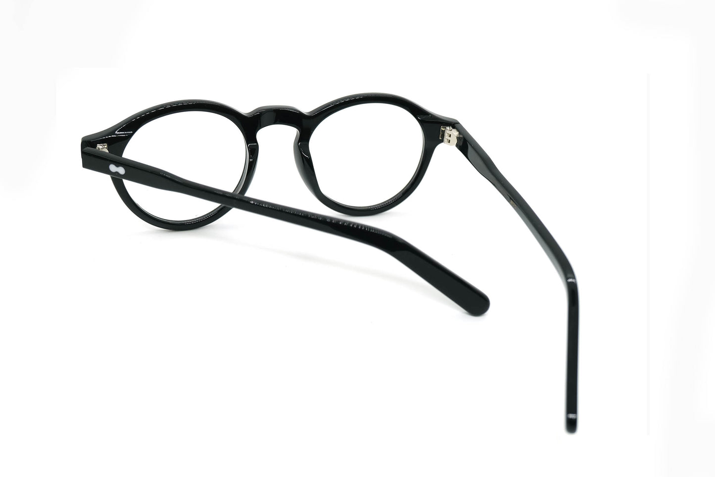 Acetate rivet roundeyeglasses frames 001 progressive lenses