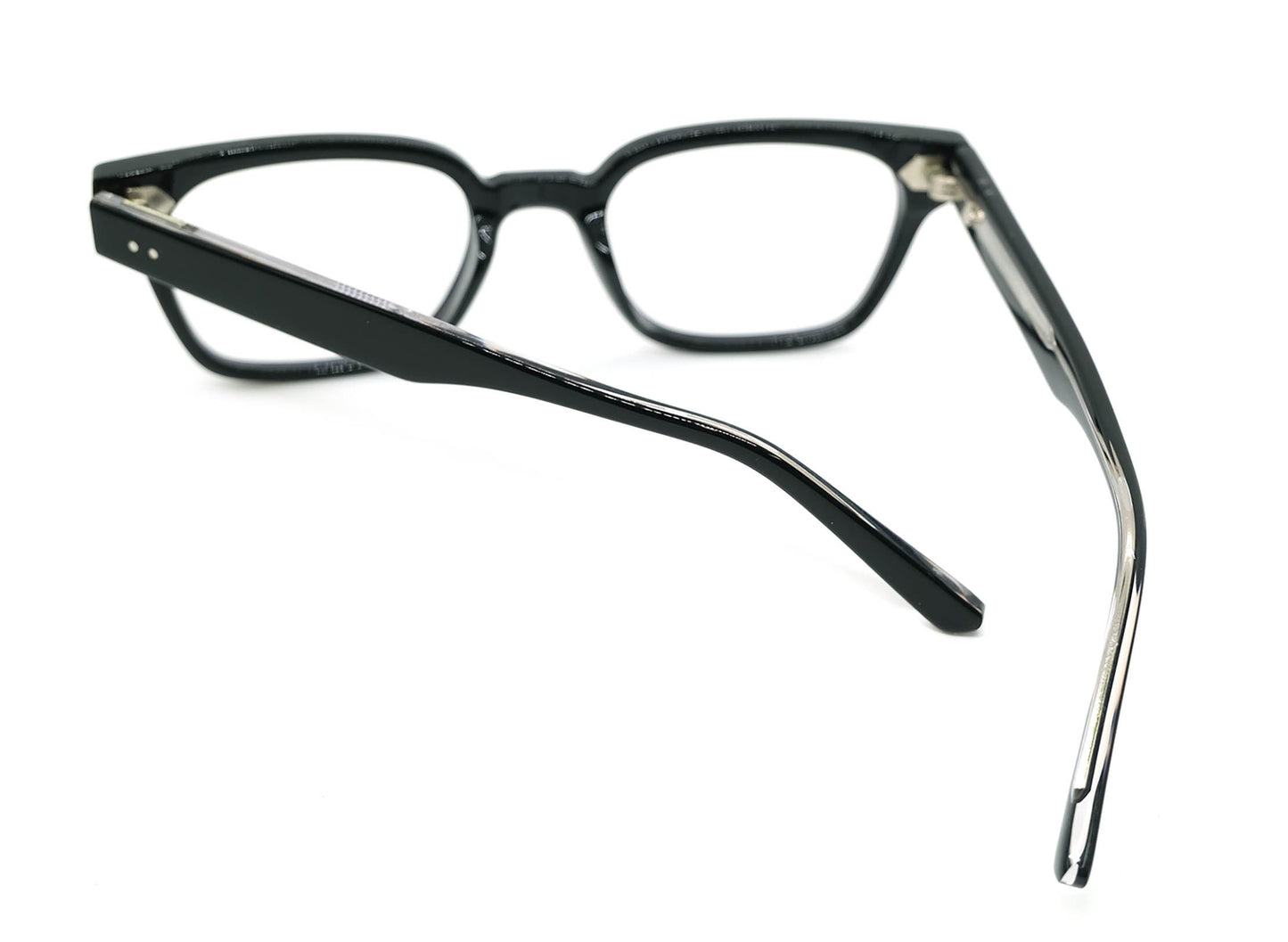 Acetate square rivet  eyeglasses frames 004 progressive lenses