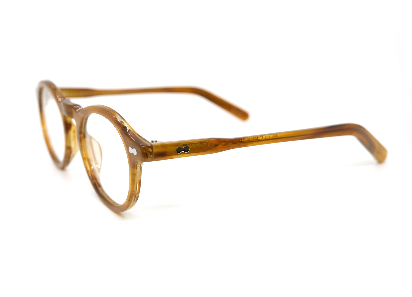 Acetate rivet roundeyeglasses frames 001 progressive lenses