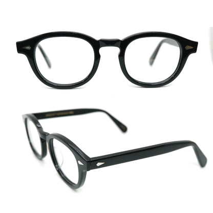 Acetate round tortoise eyeglasses frames 002 progressive lenses