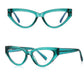 cat eye  eyeglasses frames 007 progressive lenses