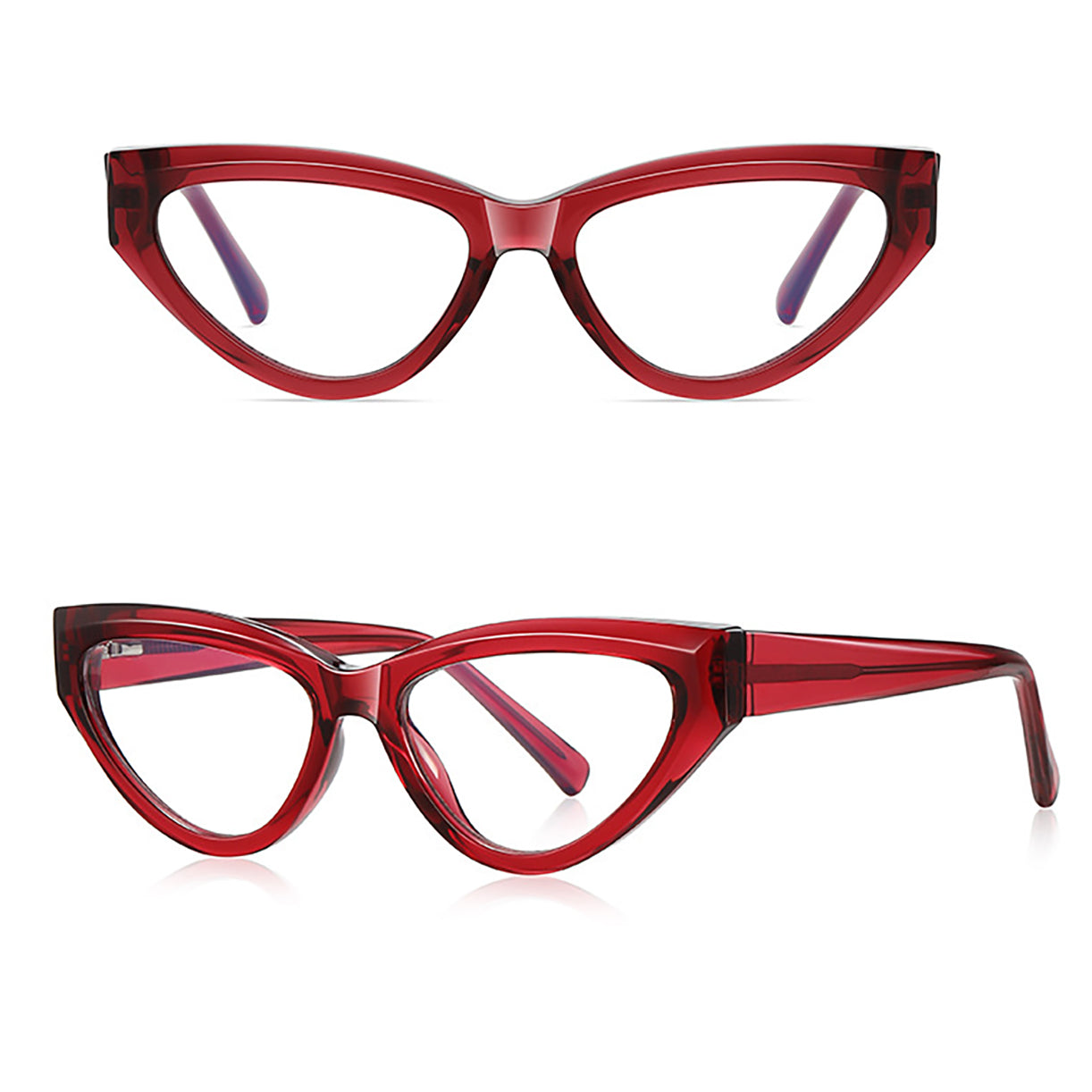 TR90 cat eye  eyeglasses frames 006 progressive lenses