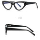 cat eye  eyeglasses frames 007 progressive lenses