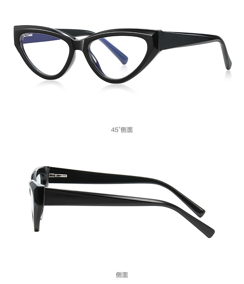 cat eye  eyeglasses frames 007 progressive lenses