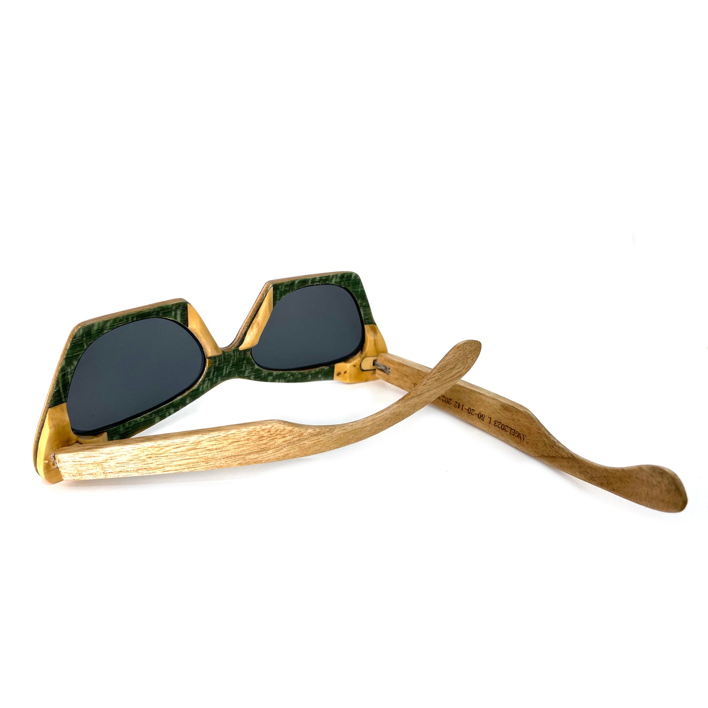 ANGLE-2023 custom multicolor painting wood glasses