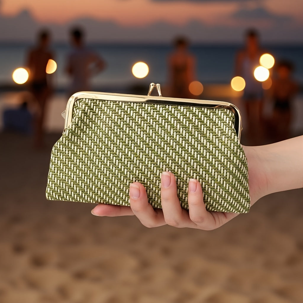 Gift redemption-women's Eco-Luxury Handmade Rattan purse (wholesale) (Copy)