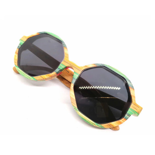 TAKEMOTO -NICO multicolor bamboo glasses (wholesale)
