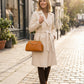 Gift redemption-cowhide ostrich print small crossbody bag handbag