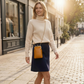 Gift redemption-cowhide ostrich small crossbody phone bag