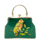 Gift redemption-women's velvet evening handbag -parrot