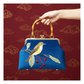 Gift redemption-women's velvet evening handbag -brown bird