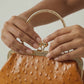 Gift redemption-cowhide ostrich print small crossbody bag handbag