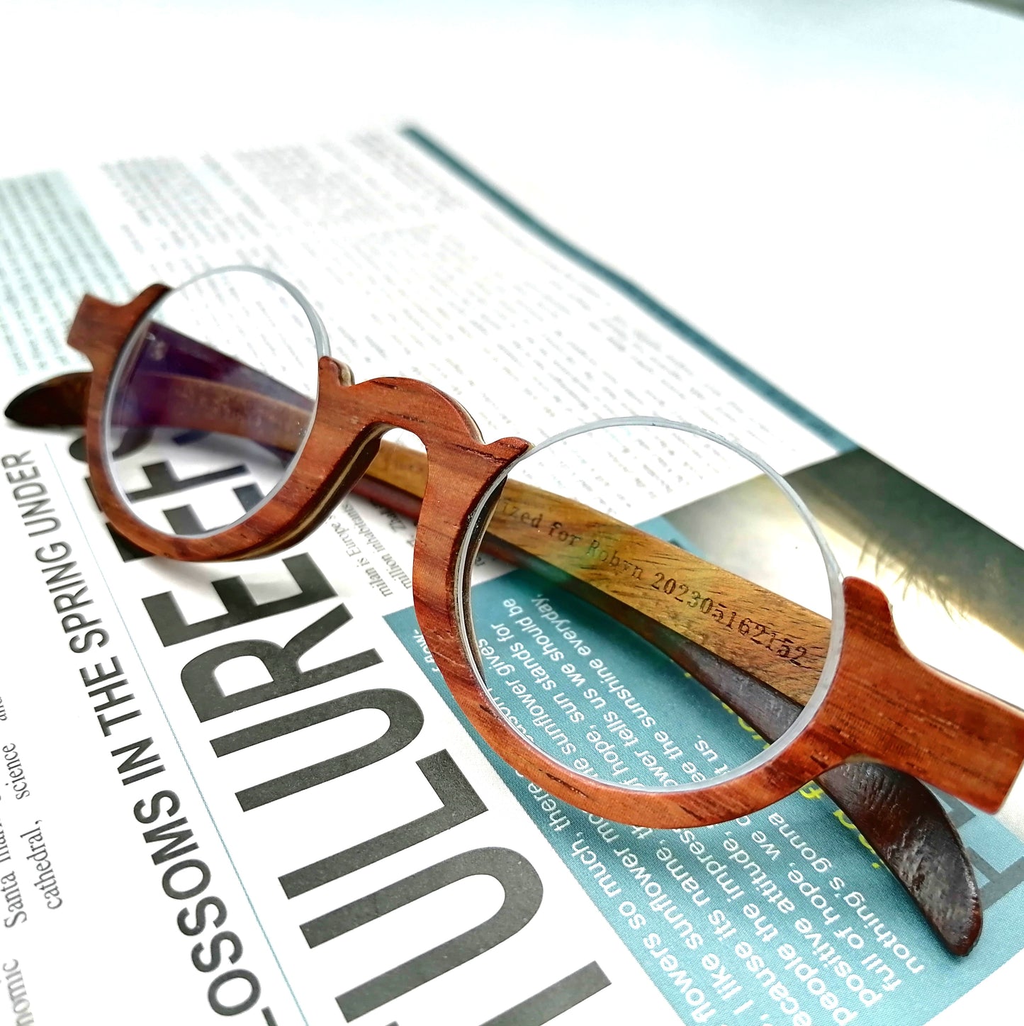 Rosewood DAVID semi-rimless
