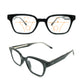 Acetate square rivet  eyeglasses frames 004 progressive lenses