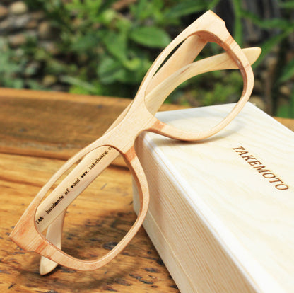 MJX1055 wood eyeglasses