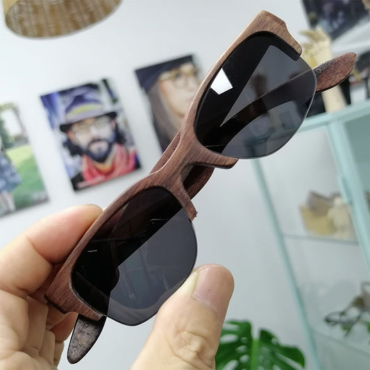 ebony AUTUMN semi-rimless